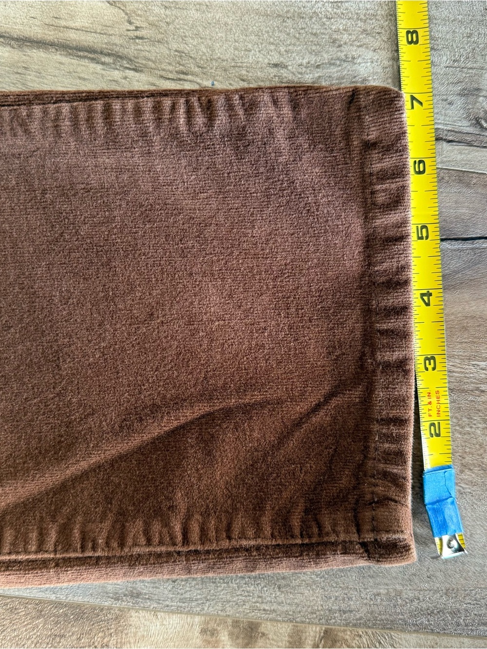 Brown Corduroy Pants Women’s High Rise Straight Leg Well Worn Jeans Size 8 / 29 - Picture 9 of 11